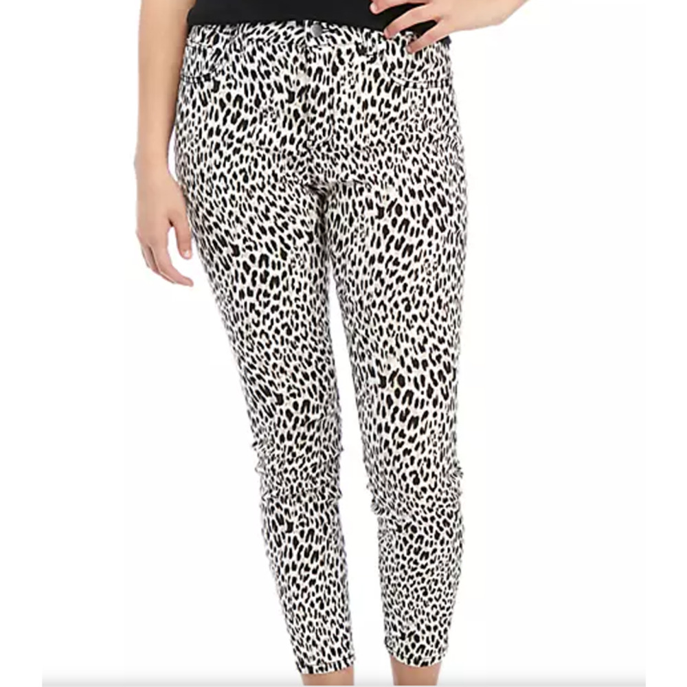 NEW! Animal Pattern HI-RISE Skinny Pants - Tinseltown Leopard Print Skinny Jeans